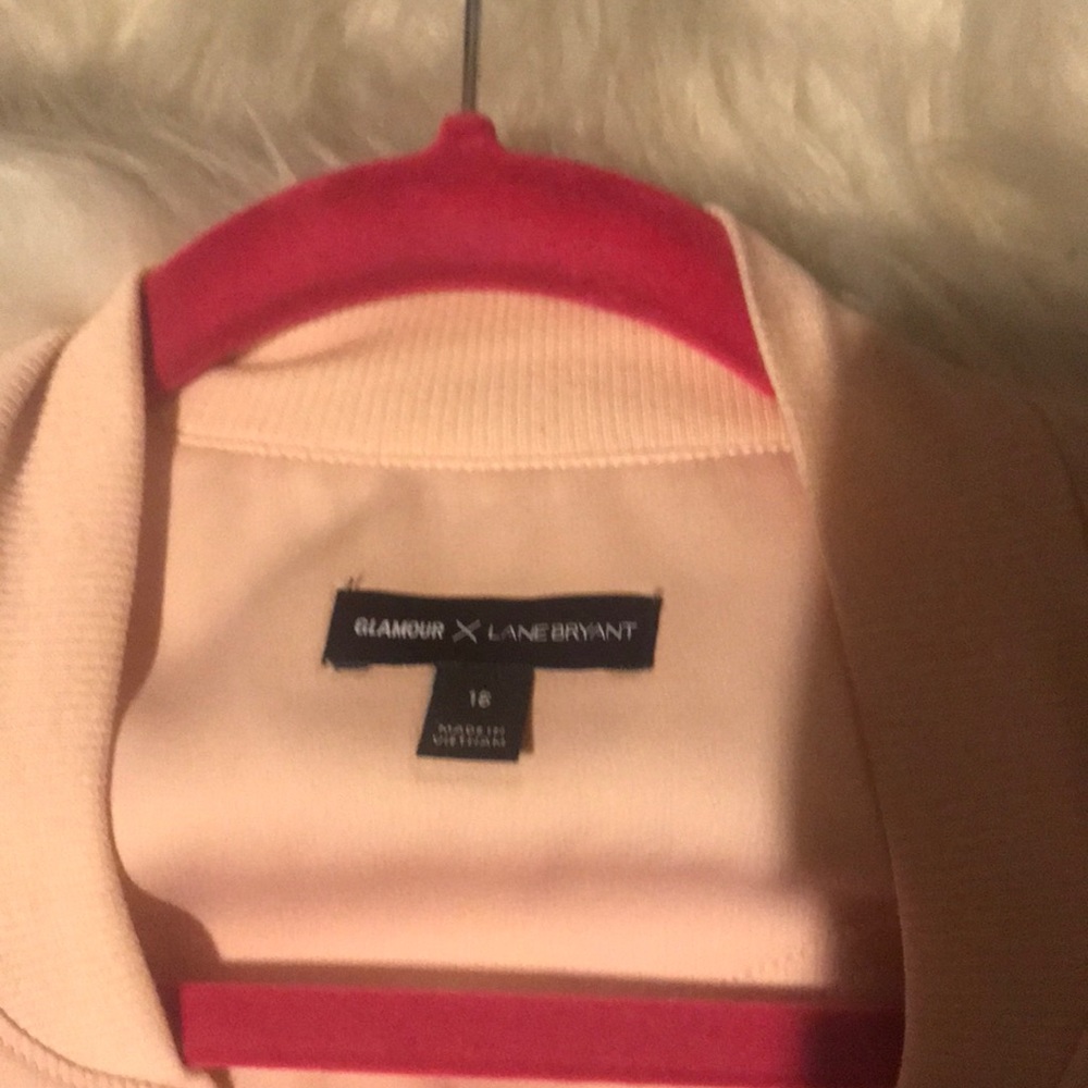 Pink Baseball Jacket NWOT. Lane Bryant
